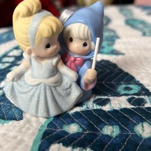 Cinderella and fairy god mother ornament